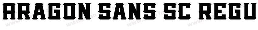 Aragon Sans SC Regul字体转换